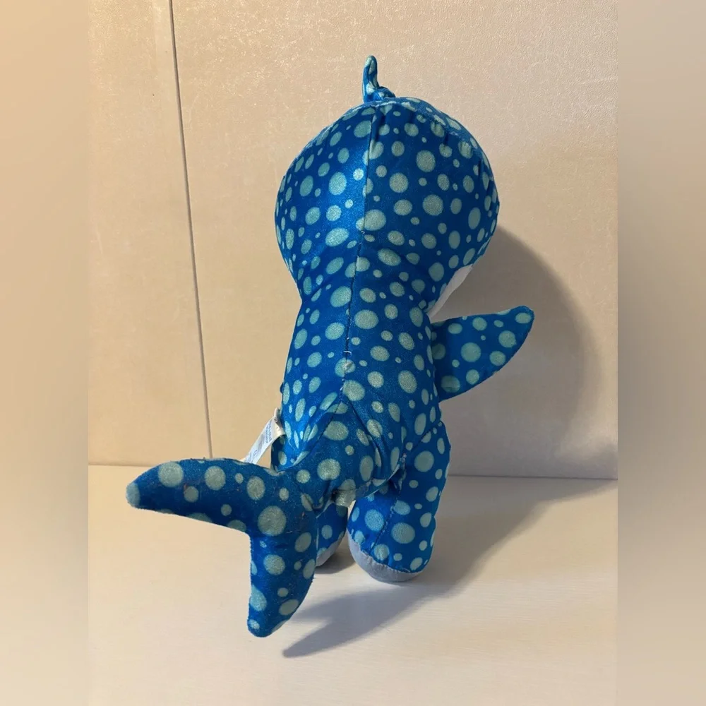 Build a Bear | Blue Polka Dot Shark Plush Toy